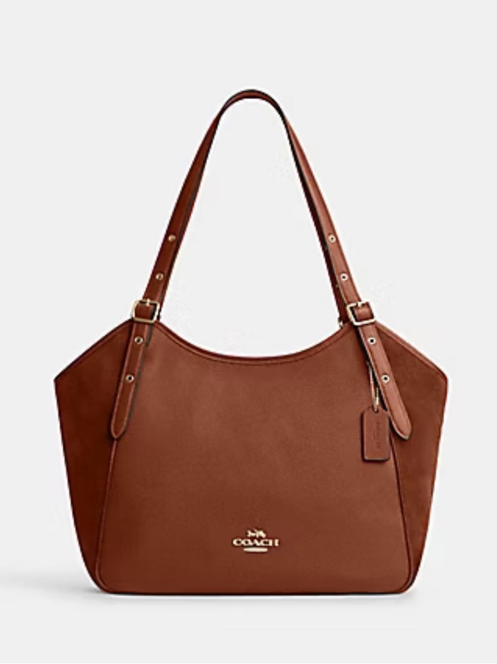 Coach Meadow Shoulder Bag in Redwood Brown